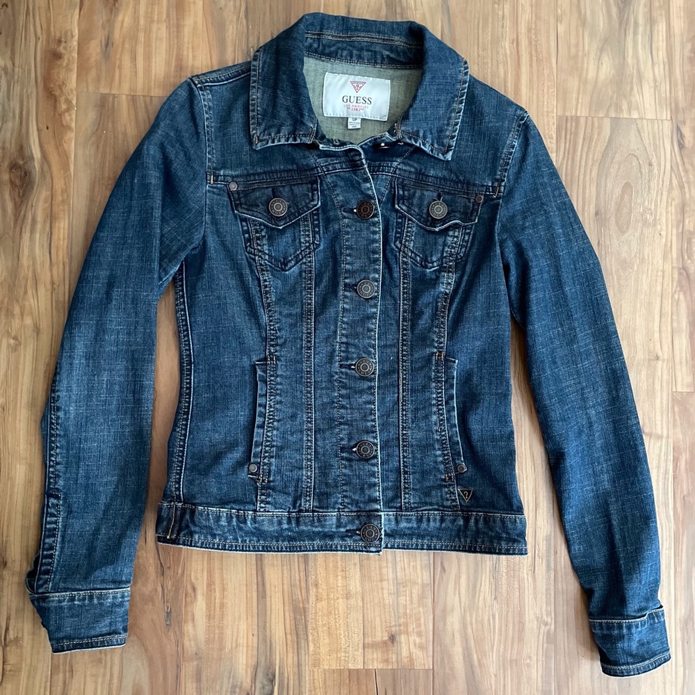 GUESS Dark Blue Denim Jacket